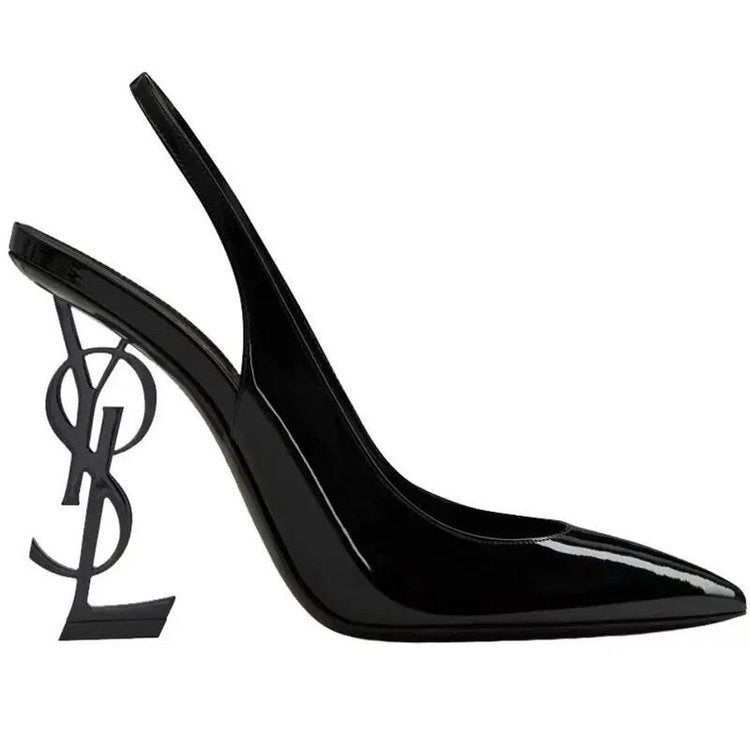 Sandalias de tacón alto de una tira en stock de fábrica para mujer, superventas de hebilla para comercio exterior, tacones altos a juego con letras de celebridades para mujer