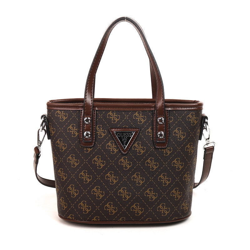Comercio exterior, nueva moda de bolso pequeño de tres bolsos pequeños de tres bolsos para suegras y bolso sencillo de mujer con estampado de un hombro, bolso cruzado