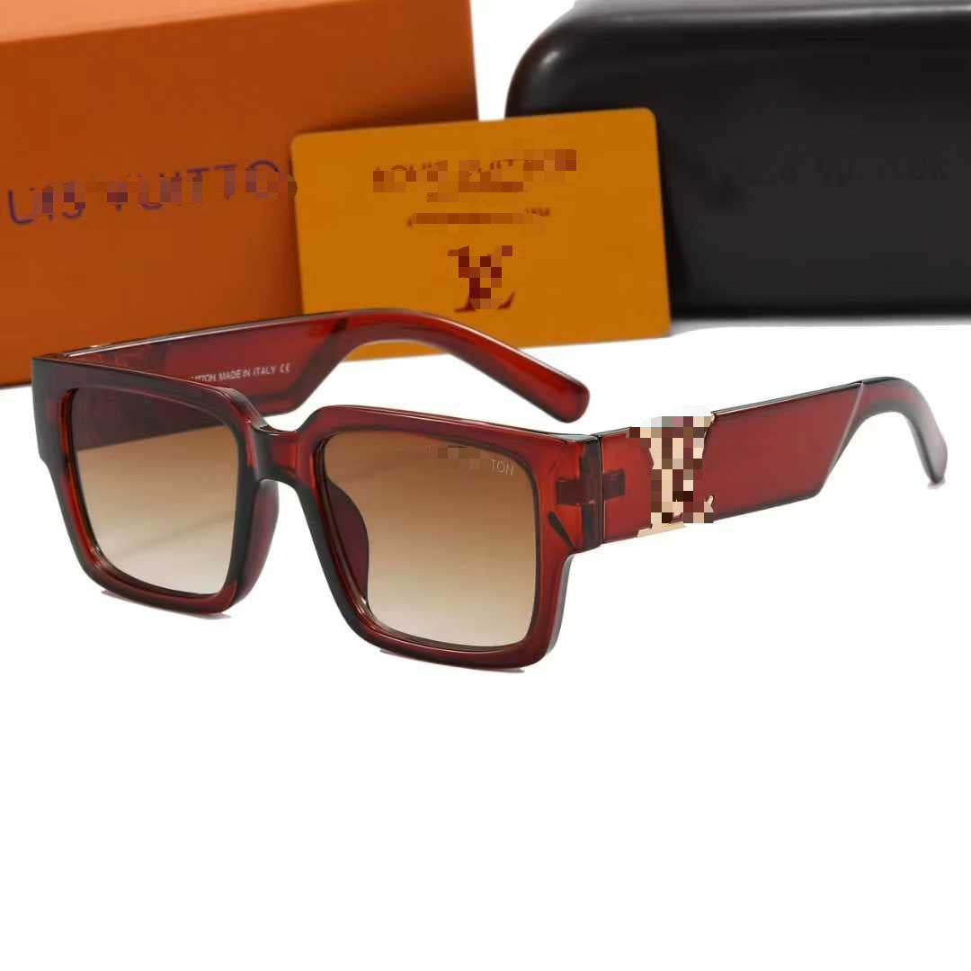 Gafas de sol de moda y de moda, gafas de sol de cara cuadrada de cara grande estilo influencer, gafas de protección UV para hombres y mujeres al por mayor