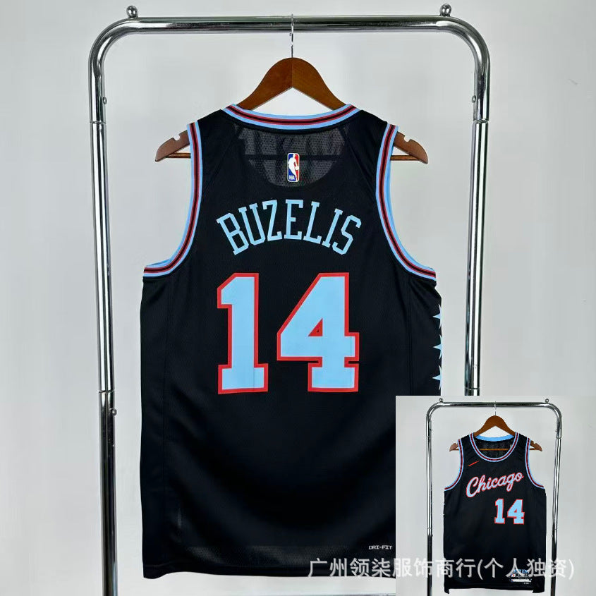 Nuevas camisetas populares de baloncesto: camisetas al por mayor prensadas en caliente para los Lakers, Cavaliers, 76ers, Bulls, Clippers, Warriors, Curry, James y Harden