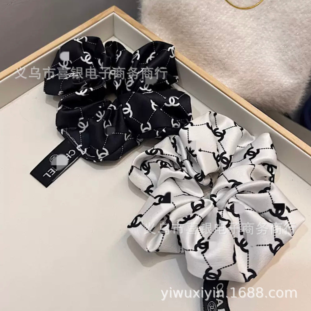 Liga Pelo Chanel Alta Gama Mujer | Anillo Floral Goma Recogido