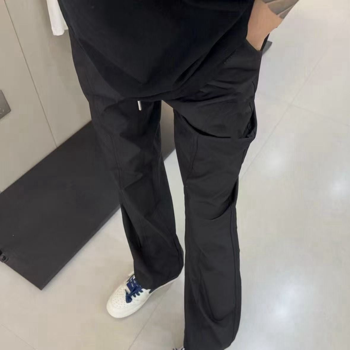 Pantalon décontracté homme | Jambe droite séchage rapide été
