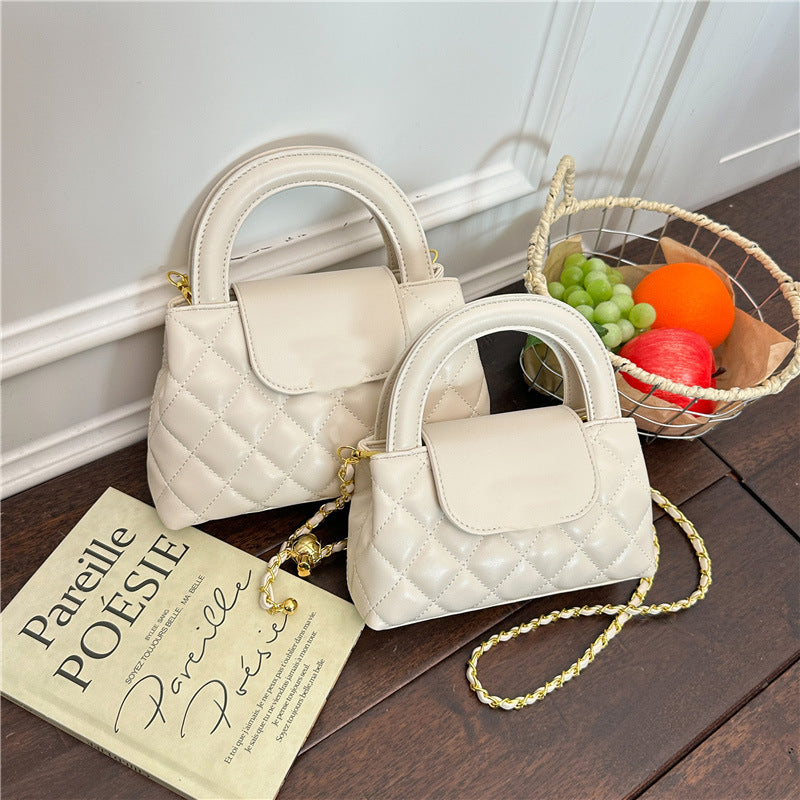 Bolso Dié de un solo hombro de calidad y versátil de lujo ligero y de lujo Chanel, bolso de cadena cruzada, bolso pequeño