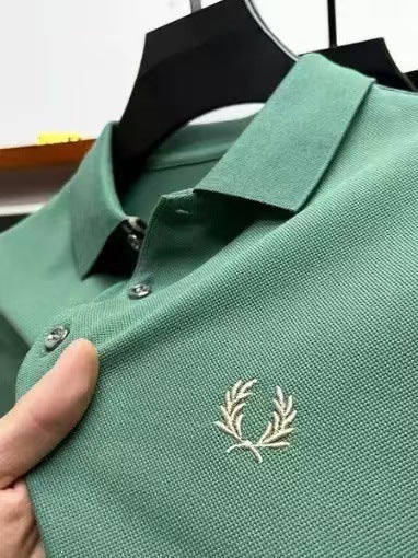 Color trigo de algodón americano, camisa de manga corta sin arrugas, adelgazamiento de verano para hombres 100% envío gratis