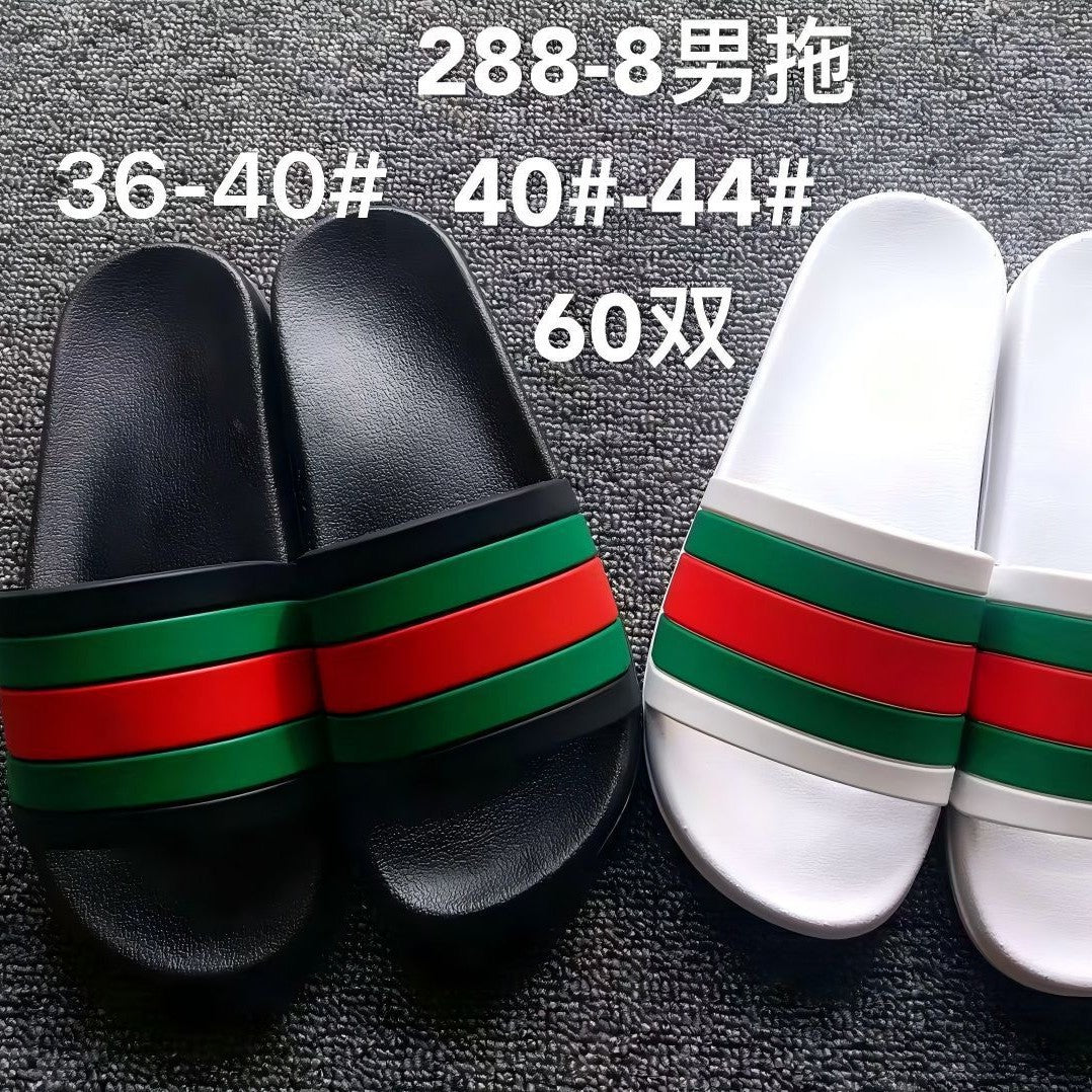 Zapatillas de playa para comercio exterior para hombres y mujeres, estilo pareja unisex, ropa exterior recta, zapatillas antideslizantes, dropshipping, zapatillas de exportación talla grande
