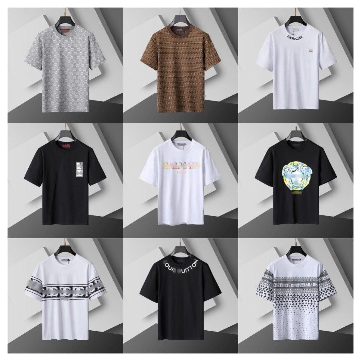 Versión correcta de 2026 de la nueva camiseta ligera de lujo de verano, camiseta de manga corta de cuello redondo y versátil para hombres y mujeres, países extranjeros de Europa y Estados Unidos