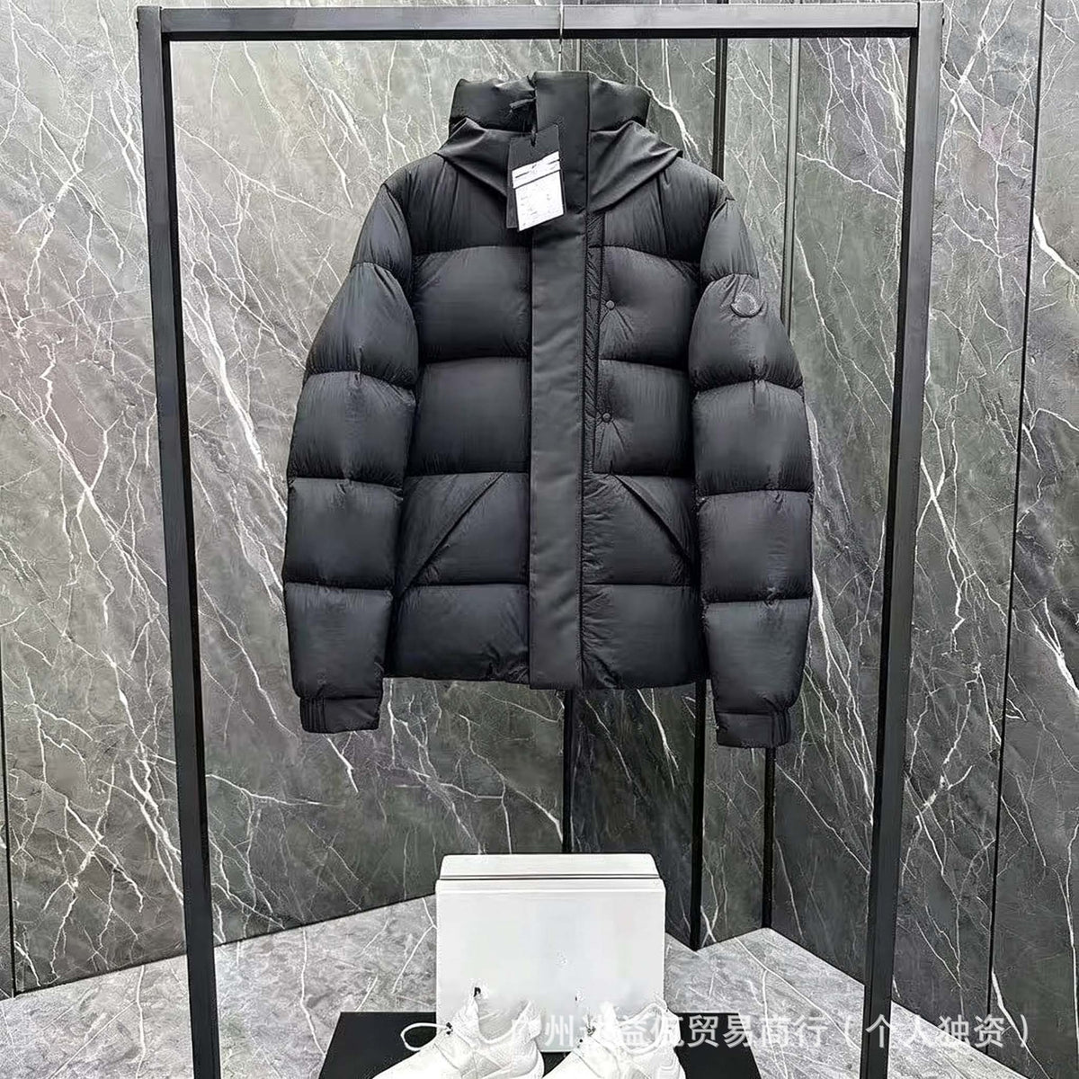 Mengjia Maya dicke Daunenjacke, glänzende, warme Unisex-Jacke mit Kapuze, Export möglich
