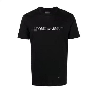Nueva camiseta transfronteriza de manga corta con letras con letras casual y suelta de algodón puro para mujeres en la calle dropshipping