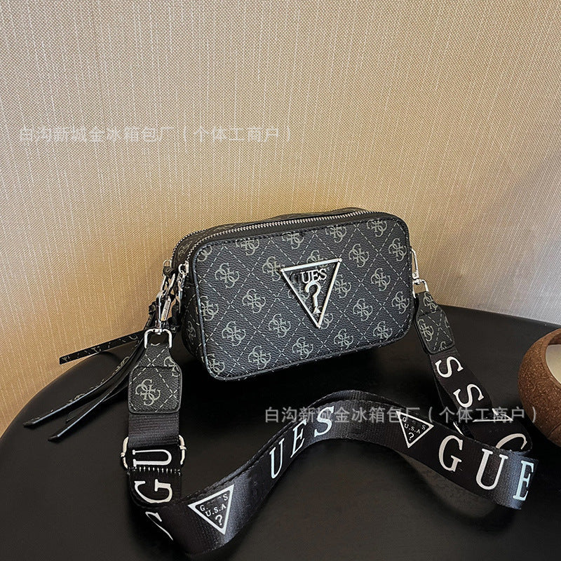 Bolsos cuadrados pequeños de lujo ligeros de nicho 2024 bolso fotográfico explosivo de un hombro con bandolera de un hombro
