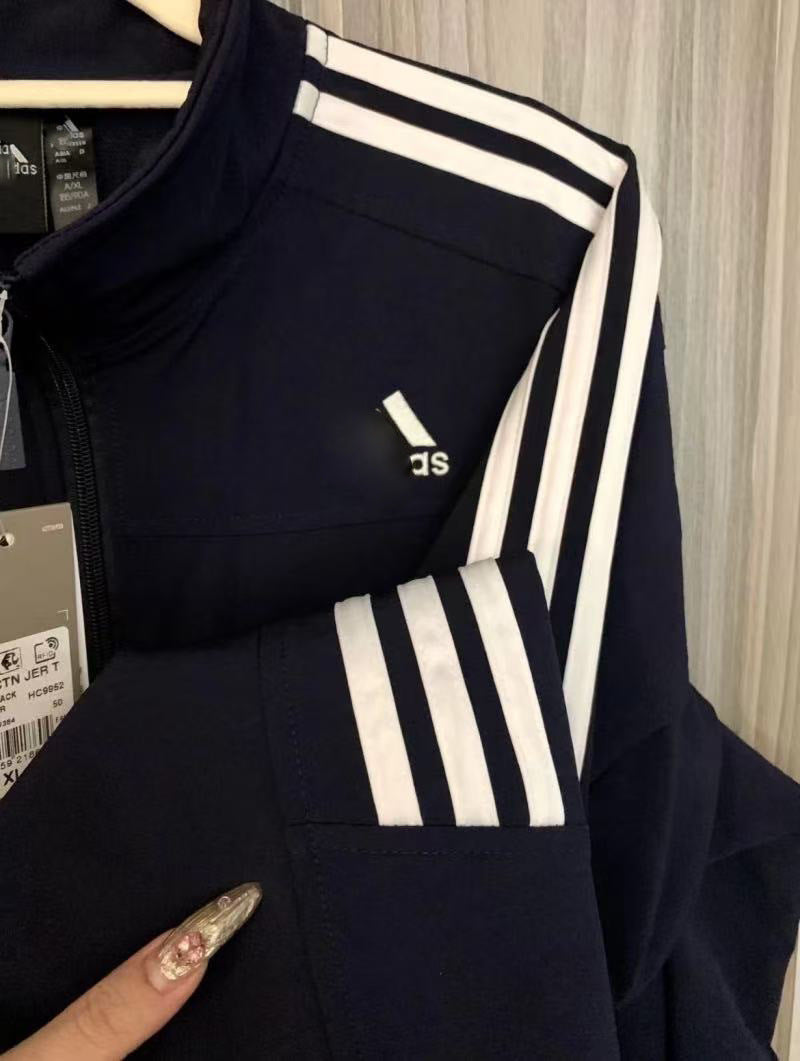 Classic cross-border QQ sugar set, spring/autumn loose high-neck jacket for men and women, sweatpants, two-piece sportswear set
