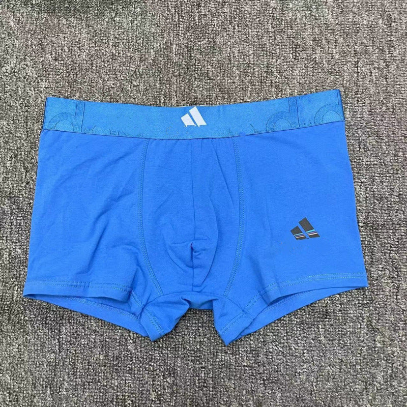 Ropa interior masculina de AliExpress de la marca A lleva ropa interior de hombre para pies planos, ropa interior de hombre para estudiantes de shorts de algodón puro