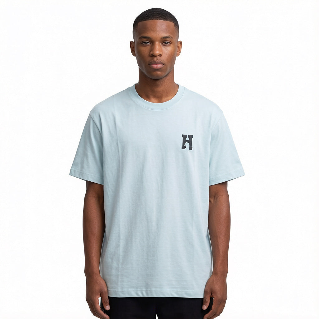 Camiseta HERM | Manga Corta Bordada | Luxury Markt