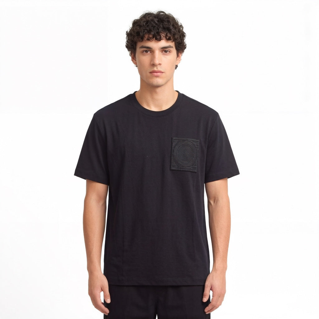 Men's H T-Shirt | Embroidered Short Sleeve