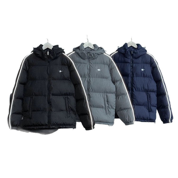 Reflektierende Sportjacke mit Kapuze N | Wintermantel | Luxury Markt