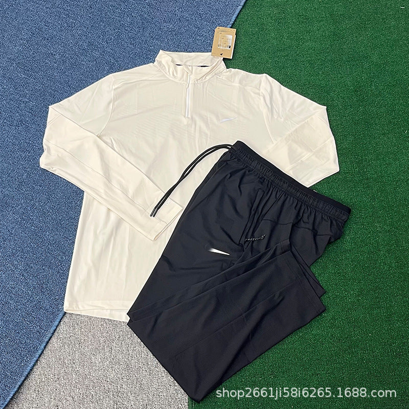 Conjunto Deportivo Manga Larga Seda Hielo | Secado Rápido Unisex