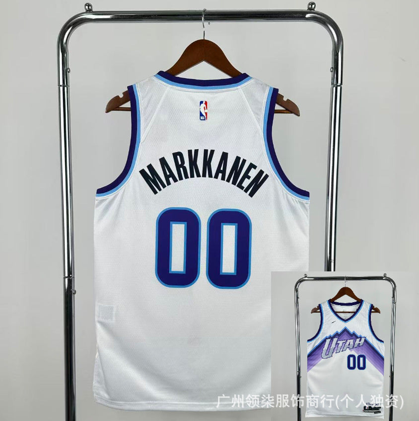 Nuevas camisetas populares de baloncesto: camisetas al por mayor prensadas en caliente para los Lakers, Cavaliers, 76ers, Bulls, Clippers, Warriors, Curry, James y Harden