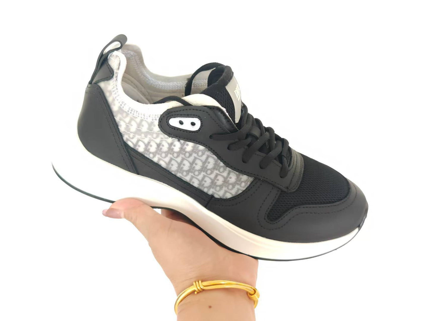 Estación Europea B25 2026 Letras impresas Zapatos de moda masculina de moda baja y transpirables, con cordones y reposo de moda moderna