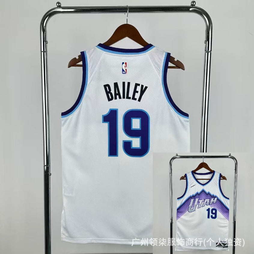 Nuevas camisetas populares de baloncesto: camisetas al por mayor prensadas en caliente para los Lakers, Cavaliers, 76ers, Bulls, Clippers, Warriors, Curry, James y Harden