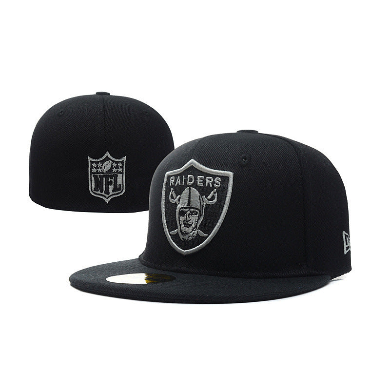 Baseball-Cap, geschlossene Rückseite, flacher Schirm, Mix | Unisex, verstellbar, gebogener Schirm