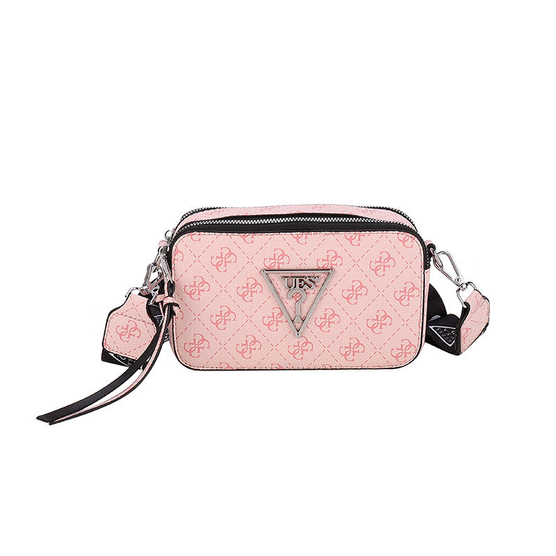 Bolso de nicho ligero y explosivo pequeño cuadrado 2025 nuevo en venta transfronteriza para mujeres con carta cruzada para mujeres