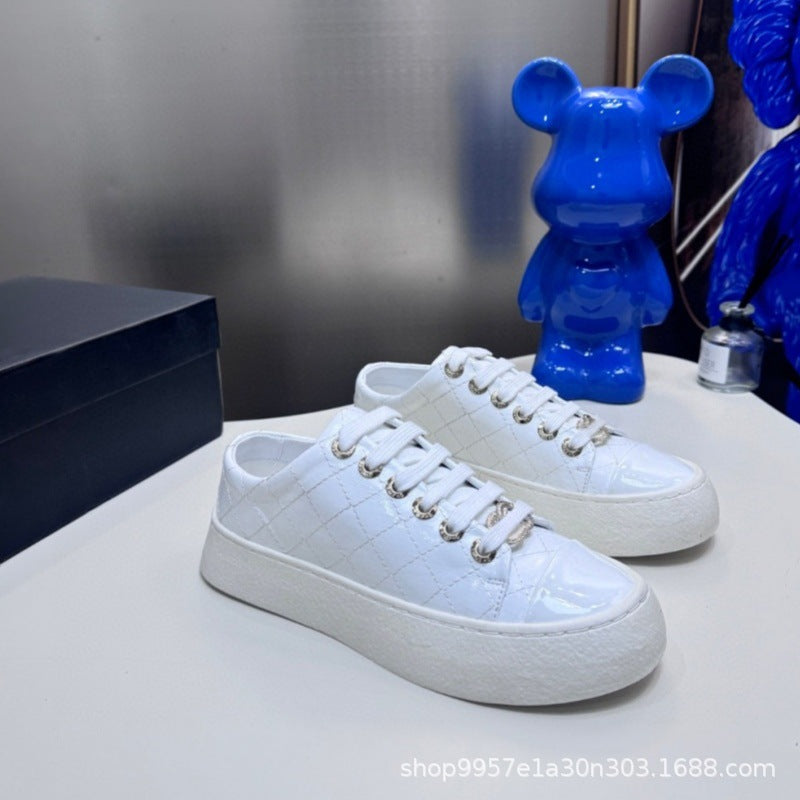 Zapatillas Mujer Estilo Vaca Bloques Color | Casual Baja
