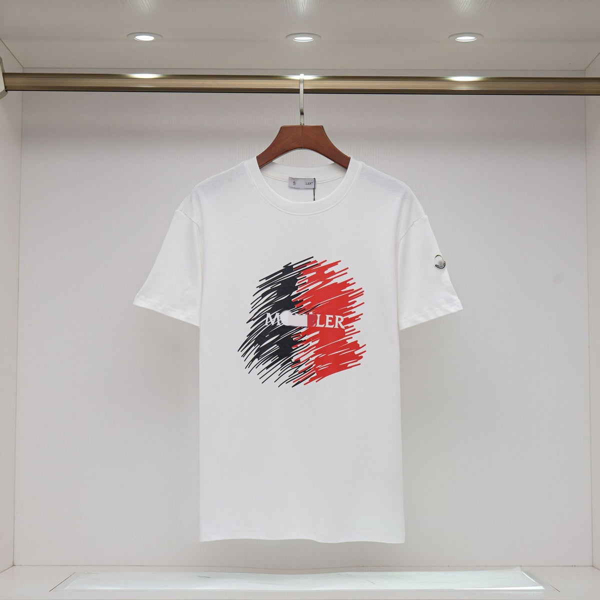 Camiseta Bordada Hombre MON | Cuello Redondo