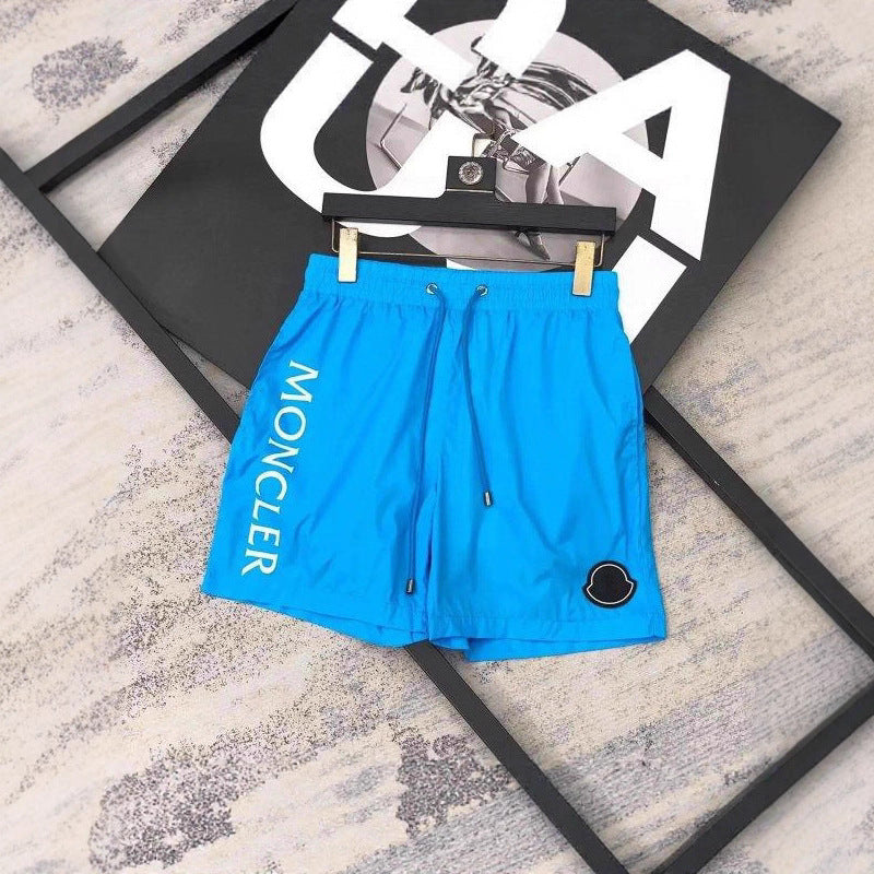 Nuevos pantalones cortos deportivos de baloncesto para verano 2025, pantalones casuales de cinco puntos para hombres, pantalones de playa fitness