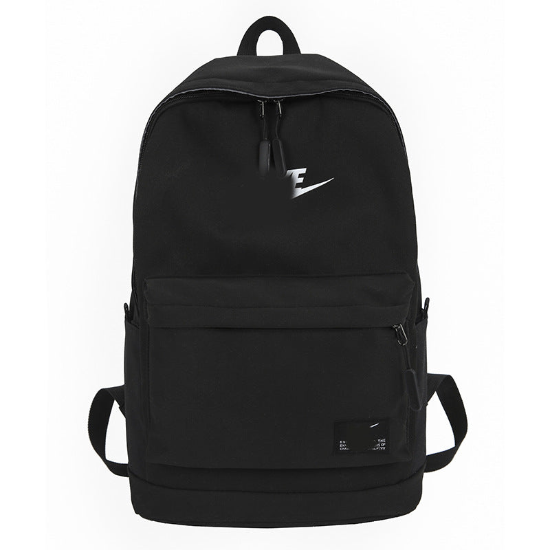 Una mochila de nylon moderna de dropshipping, mochila estampada de gran capacidad y con estampado elegante, mochila de estudiante universitario con alfabeto para la vuelta al cole