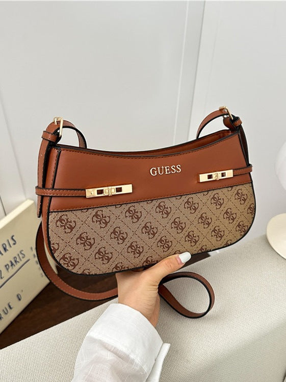 Nuevo bolso transfronterizo de primavera 2026 con flores vintage europeas y americanas, ligero, de lujo y moderno de luna nueva