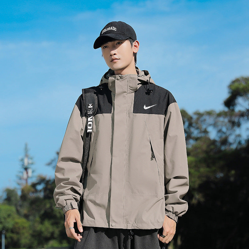 Plaid Mountaineering Windbreaker Jacket | Outdoor Premium