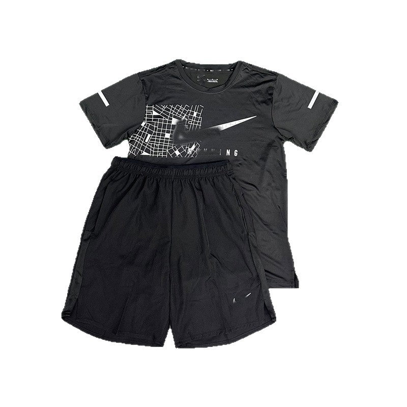 Men's Short Running & Fitness Sets | Quick-Dry Athletic Wear