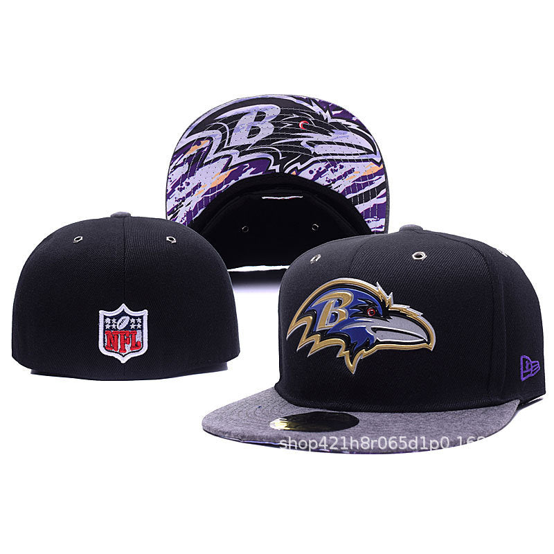 Baseball-Cap, geschlossene Rückseite, flacher Schirm, Mix | Unisex, verstellbar, gebogener Schirm