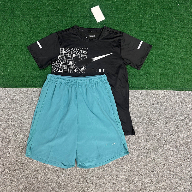 Men's Short Running & Fitness Sets | Quick-Dry Athletic Wear