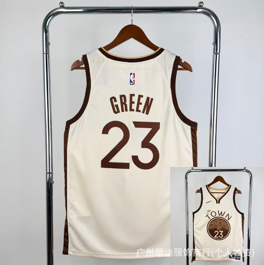 Nuevas camisetas populares de baloncesto: camisetas al por mayor prensadas en caliente para los Lakers, Cavaliers, 76ers, Bulls, Clippers, Warriors, Curry, James y Harden