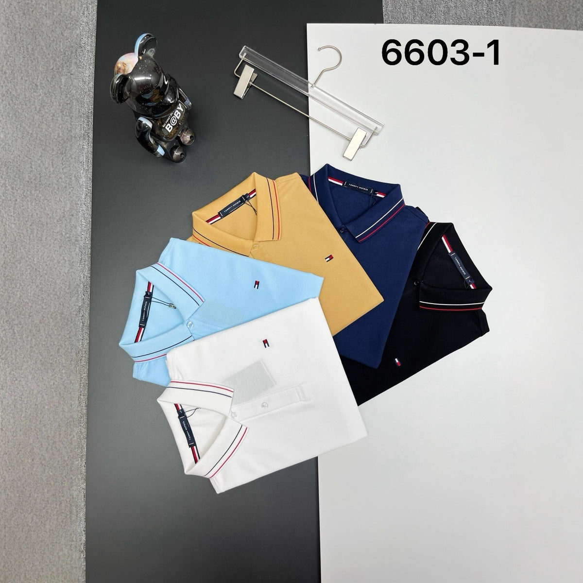 Polo em Algodão Puro para Homem | Manga Curta Business Casual