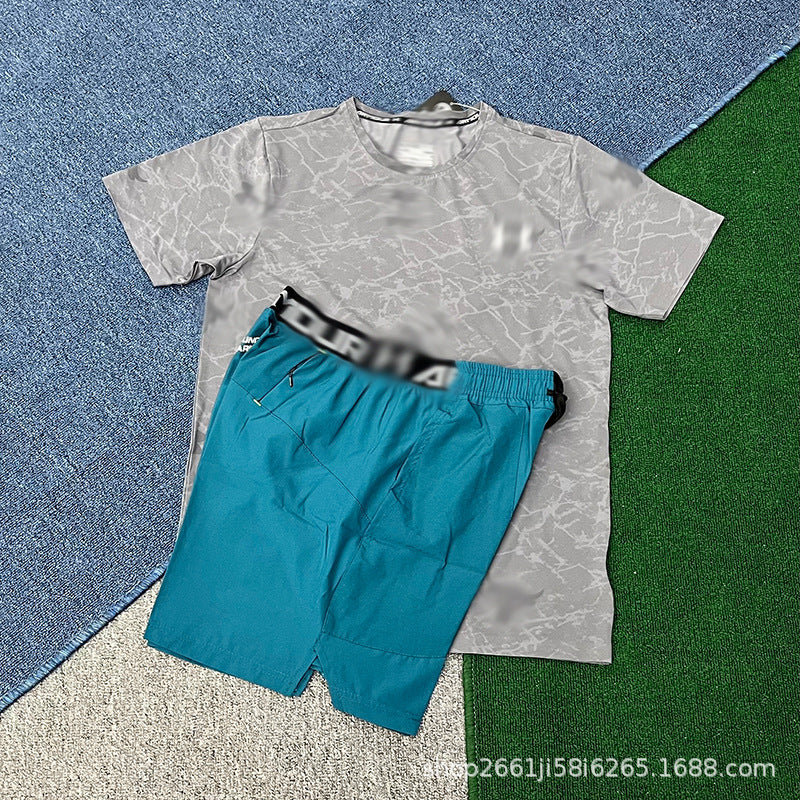 Nuevos deportes, atletismo, entrenamiento, carreras de verano masculinas y femeninas, deportes, fitness, trajes de manga corta, shorts de secado rápido, marea maratón