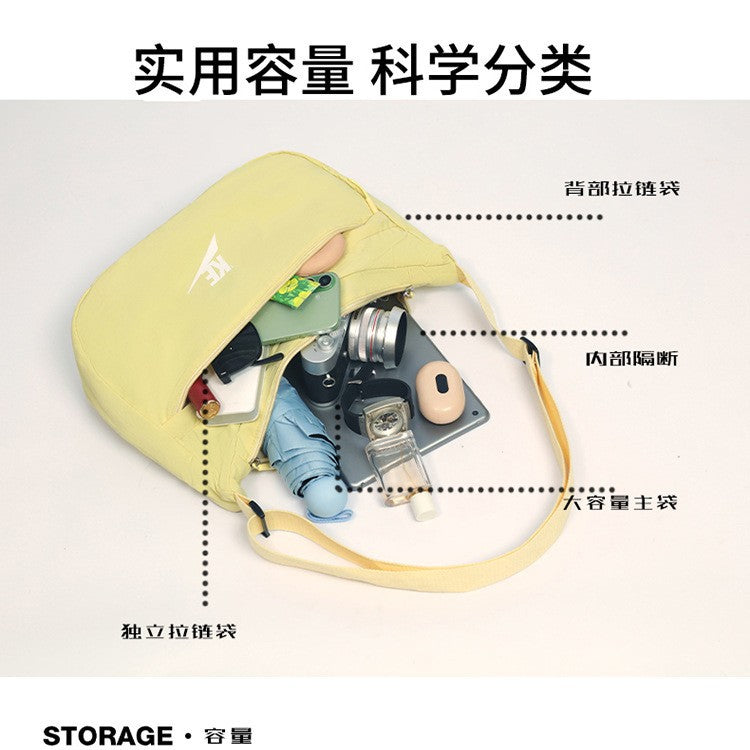 Bolso sencillo para empanadillas para mujer, bolso de un solo hombro de moda, diseño de nicho, bolso de gran capacidad de un solo hombro, bolso de marca de moda para mujer