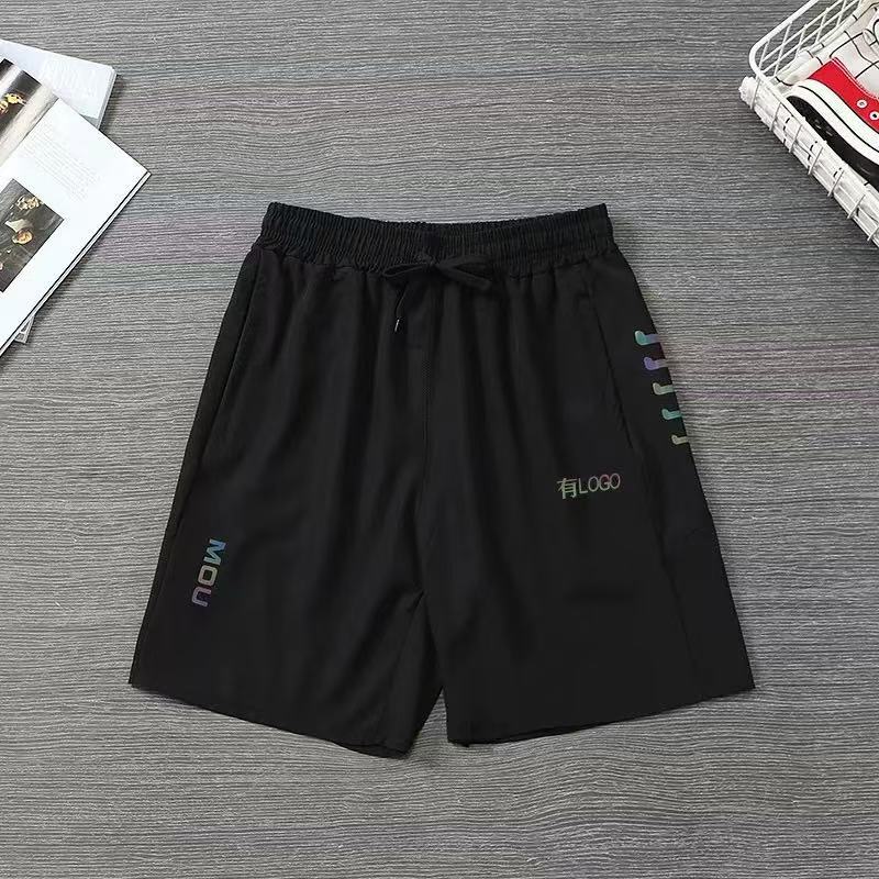 Exportación de marca en stock a Europa, América, Japón, Taiwán, camiseta casual de secado rápido de seda de hielo y manga corta, estilo de verano para hombres