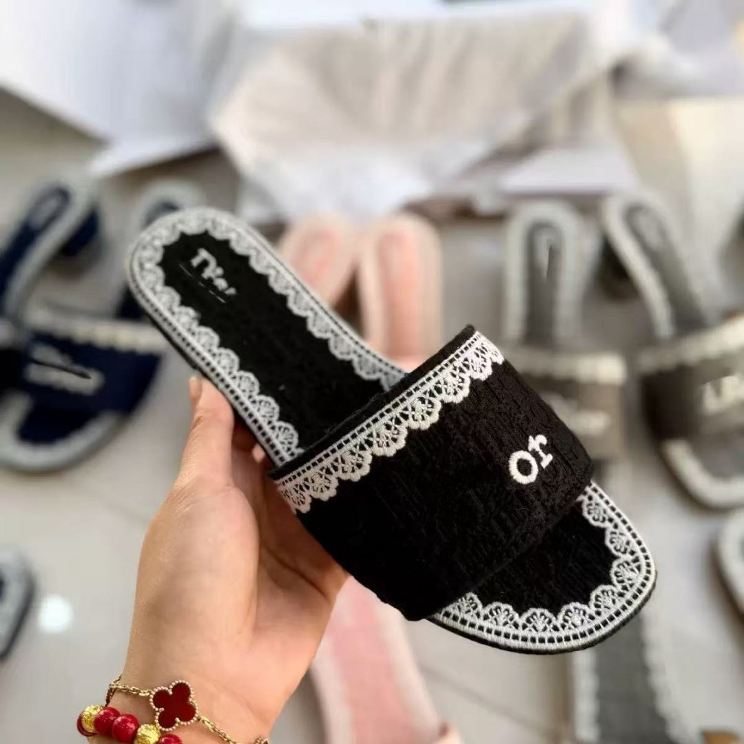 Sandalias Tacón Mujer Bordado 3D | Primavera Verano 2026