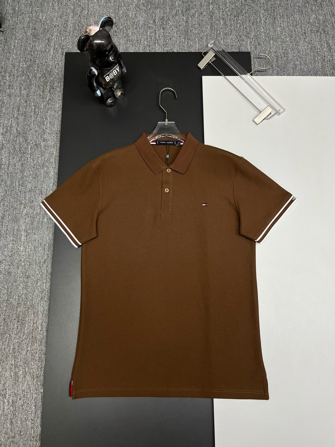 Polo em Algodão Puro para Homem | Manga Curta Business Casual