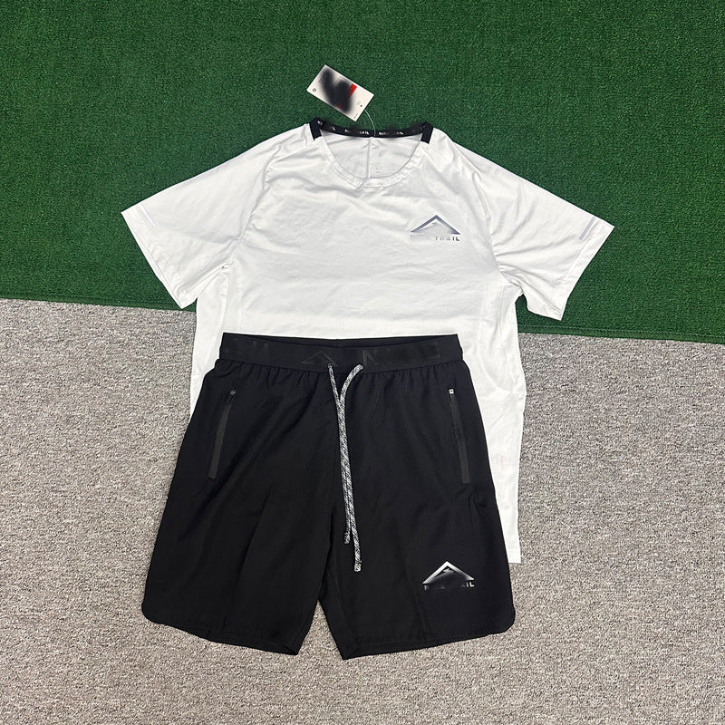 Conjunto Deportivo Hombre Manga Corta A | Running Transpirable Secado Rápido