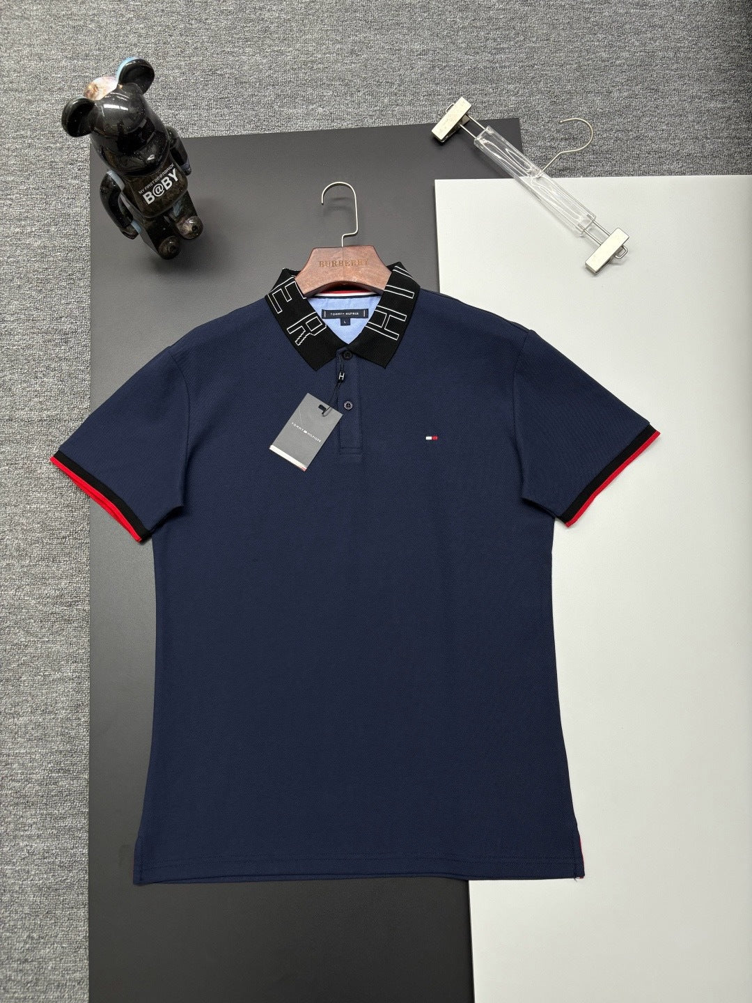 Polo em Algodão Puro para Homem | Manga Curta Business Casual