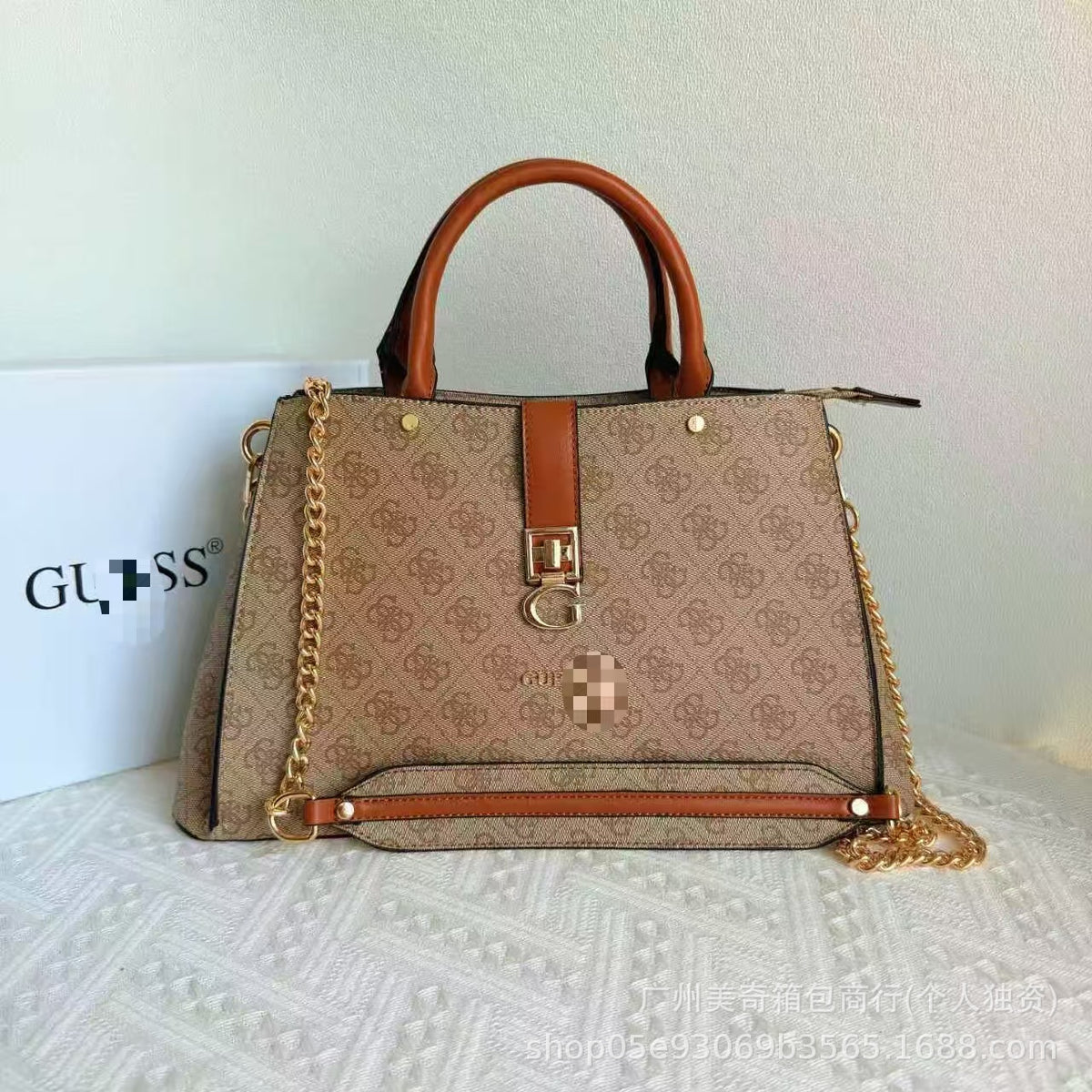Borsa a tracolla donna GU | Con cerniera | Senza scatola