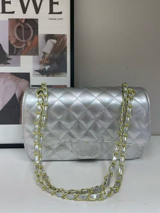 Women's Rhinestone Chain Crossbody Bag | Luxury Fashion | No Box