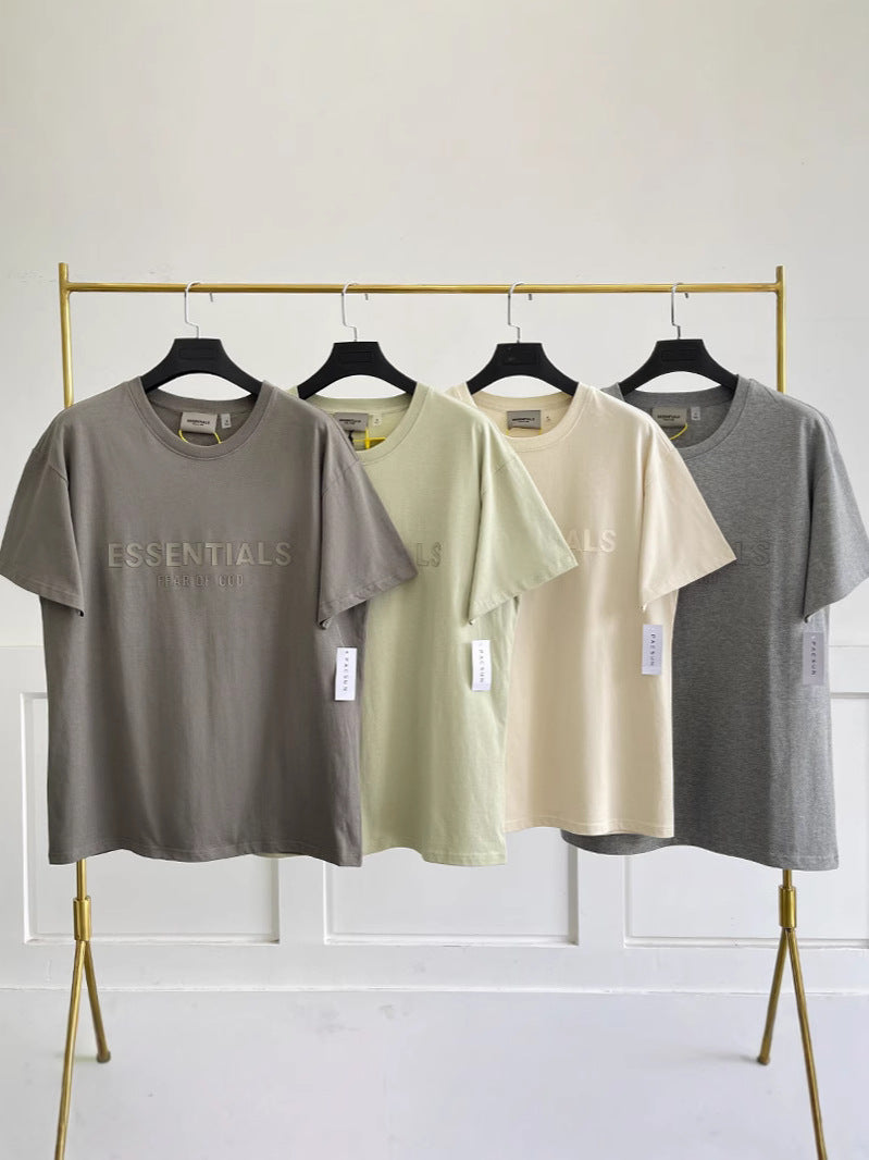 FOG Essentials Camiseta Letras Pecho | Streetwear Unisex Casual