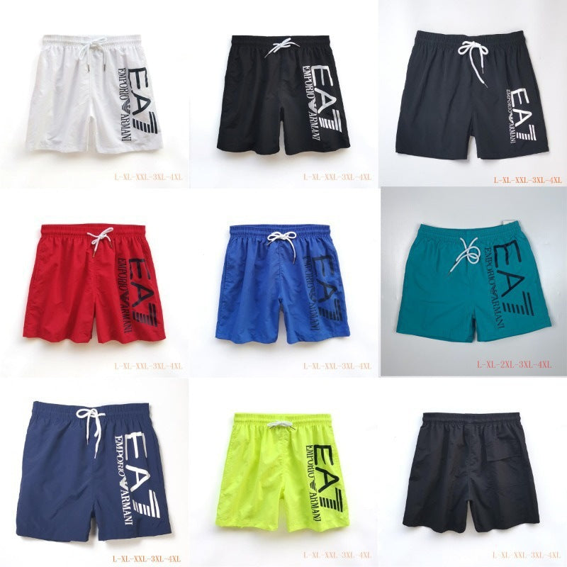 Pantalones cortos deportivos casual para hombres, verano juvenil sueltos, transpirables, de moda, running, fitness, playa, aguas termales, playa de secado rápido