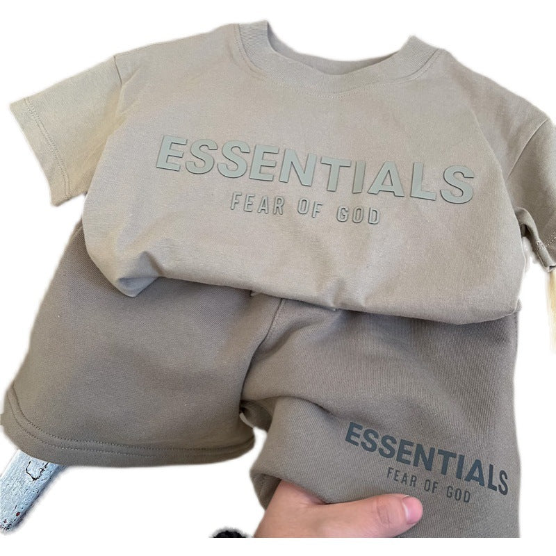 Conjunto Verano Manga Corta Niños | Dos Piezas Casual Unisex