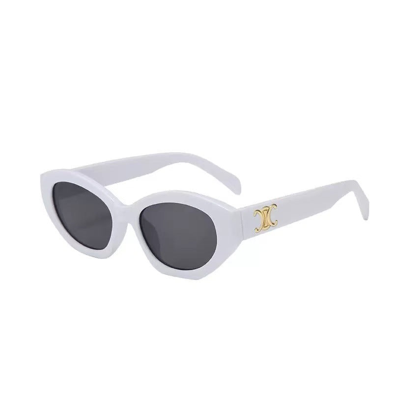 Gafas de sol nuevas para mujer: estilo de Lisa, gafas de sol de gato con armazón pequeño y estilosas, moda de alta gama, gafas de sol bloqueadoras de rayos UV