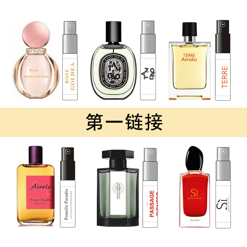Muestra genuina de 2ml de perfume inglesa para tarjeta, fragancia de prueba para hombres y mujeres, fragancia ligera de larga duración, emisión en directo portátil de mercado nocturno, aprobación del fabricante