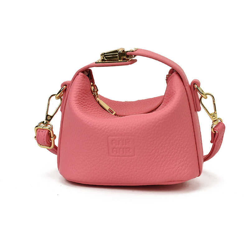 Bolso mini de dumplings de vaquero transfronterizo, bolso ligero de lujo de alta gama, versátil y de moda, bolso de mujer, bolso bandolera infantil de nicho coreano